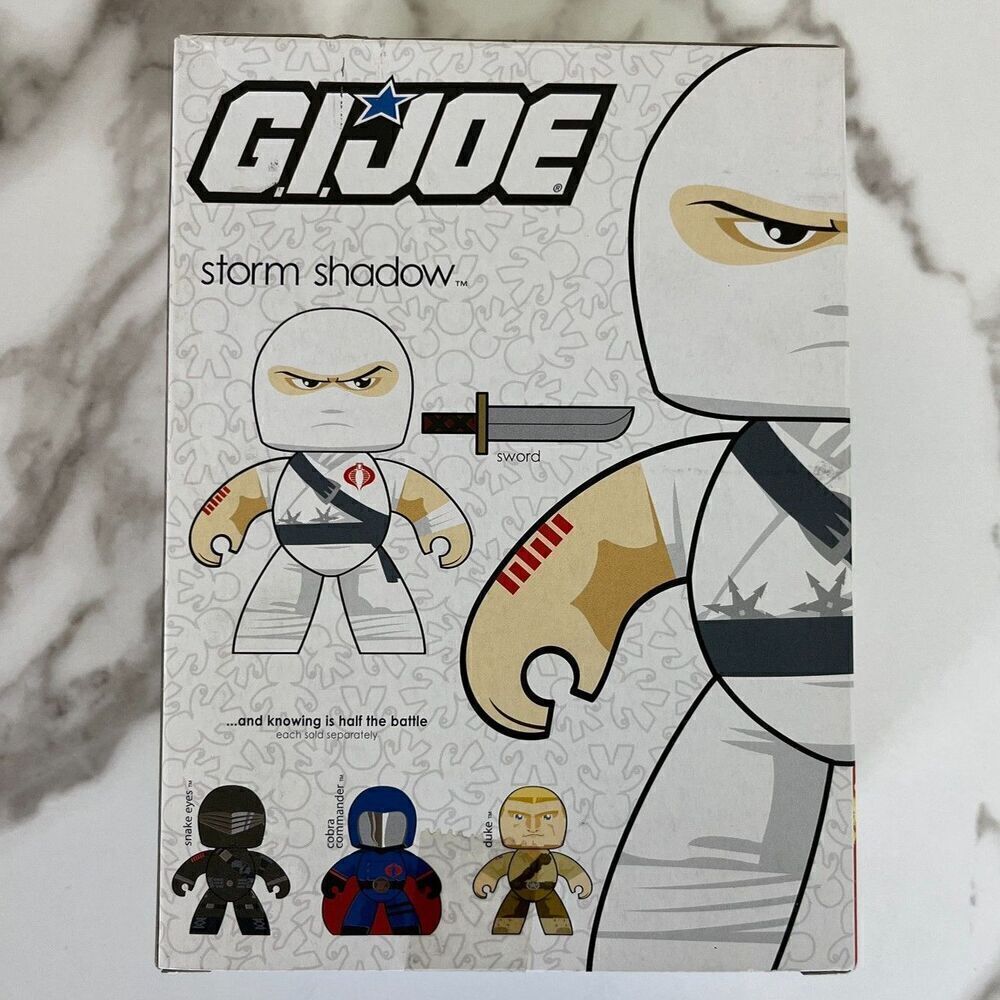 Mighty Muggs G.I.Joe Storm Shadow Hasbro Collectible Action Figure NEW - Picture 4 of 7